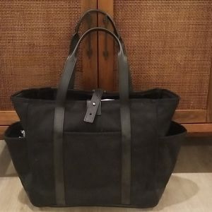 Shinola Black Utility Canvas Tote New